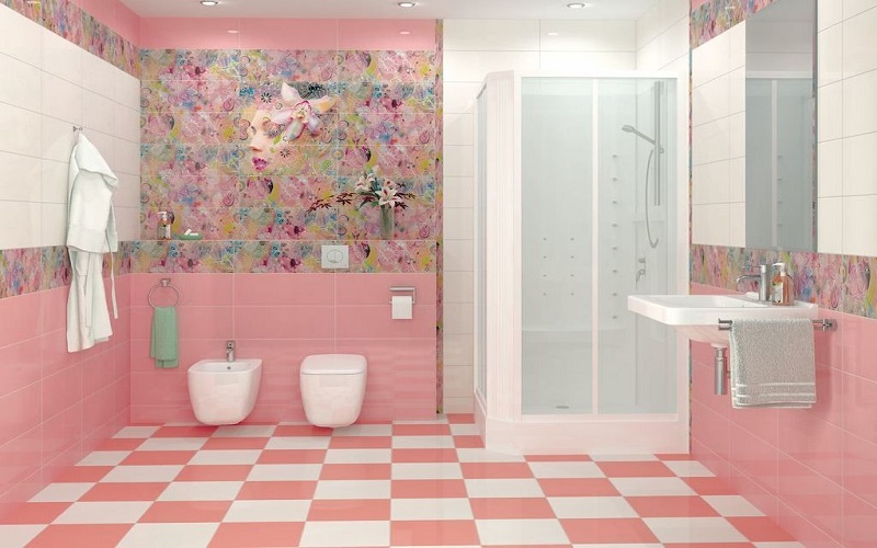 Cách phối hợp màu pastel trong thiết kế nội thất phòng tắm